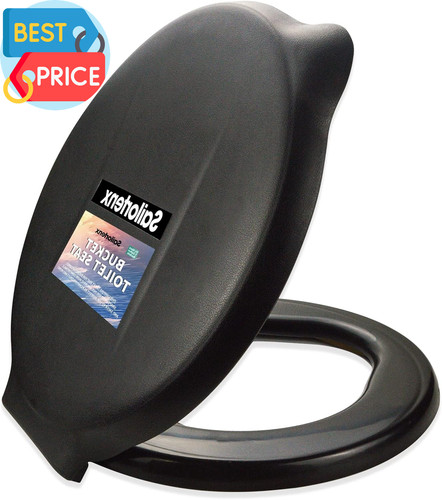 Bucket toilet seat - with, lid,5