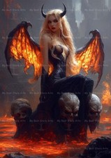 SUCCUBUS LILITH FIRE ART