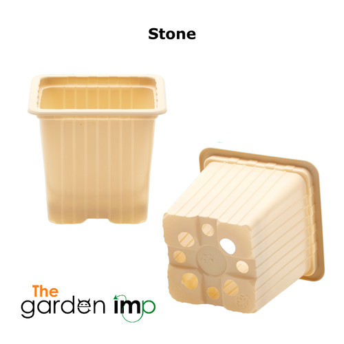 7cm square coloured plastic - coloured,