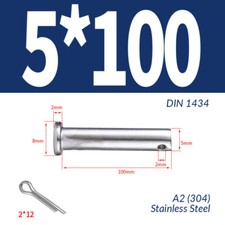 UK 3MM 4MM 5MM Clevis Pin 304
