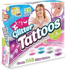 Glitter Tattoos Kit for Kids