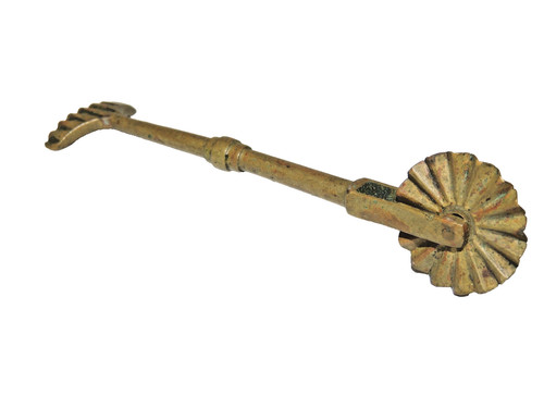 Vintage brass pie crimper - pie,