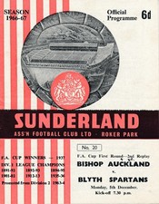 SUNDERLAND - Bishop Auckland v Blyth Spartans (FA Cup 2nd Replay) 1966/1967