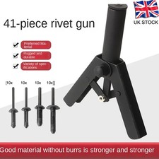 41Pcs Plastic Rivet Gun