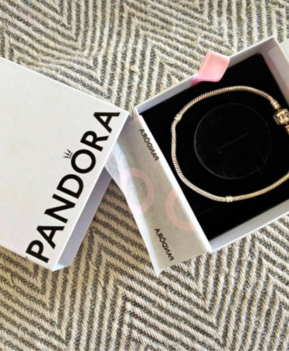 Pandora silver snake chain - silver,