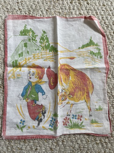 Vintage retro handkerchief - retro,