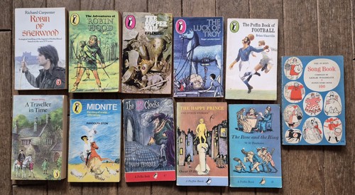 Puffin paperback book - book, bundle