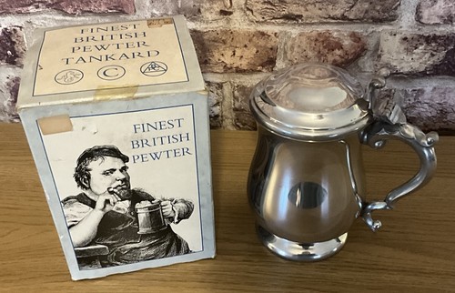 Fine british pewter lidded - british,