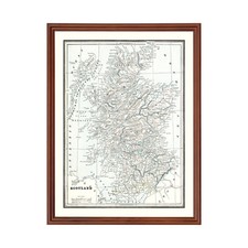 Old Map of Scotland 1893 -