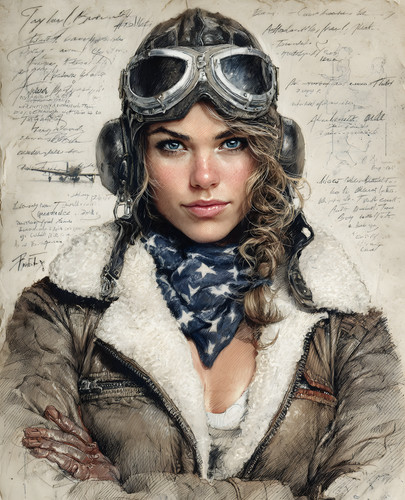 Radio aviator with - with, headphones