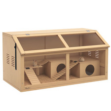 Pawhut wooden hamster cage for - wooden,