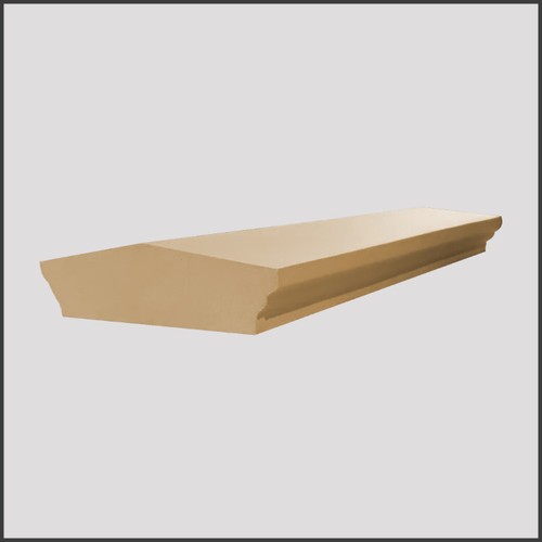 Fluted wall copings 900mm - 3x,