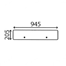 LOWER REAR WINDOW FOR JOHN