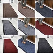 Extra Long Hall Runner Rug Easy Clean Tough Non Slip Narrow Heavy Duty Runners