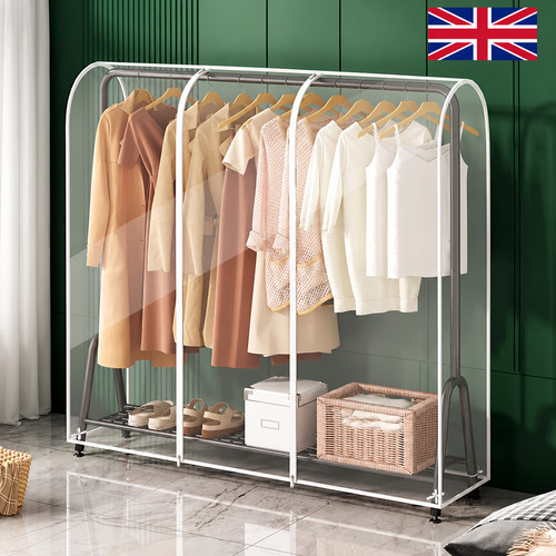Clear clothes rail cover heavy - rail,