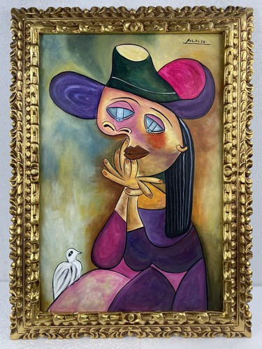 Pablo picasso oil canvas - on,