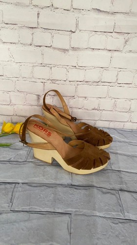 Michael kors wooden heel - wooden,