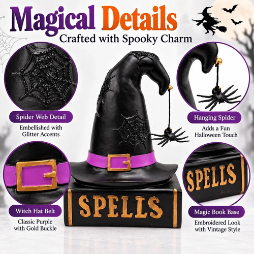 Halloween witch hat - halloween,