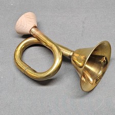 Brass Stethoscope Ear Trumpet Hearing Pipe Hörmaschine 15 CM
