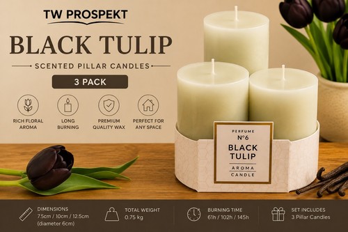 Pack multi scented pillar - multi,