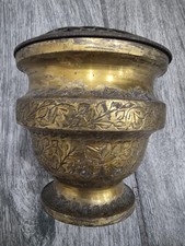 Vintage India Small Brass Rose