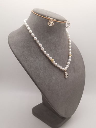 Genuine seawater white - genuine, oval