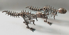 Pair of Nuts, Bolts & chain welded Dinosaur Figures / ornaments /Sculptures