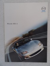 Mazda MX-5 Roadster Brochure 2002 - 1.6i, 1.8i. Concept MX Sport Tourer.
