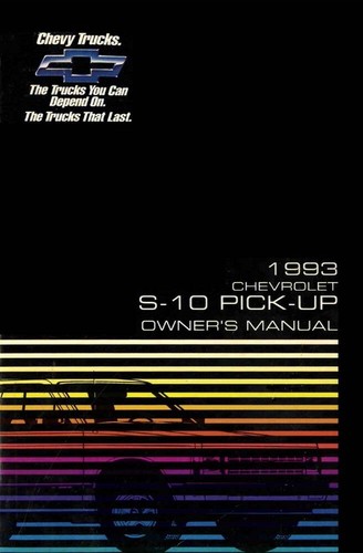1993 chevrolet pickup - chevrolet, s-10