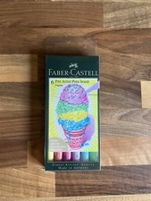 Faber Castell Pitt Artist Pens 6 Pen Set Pastel Tones