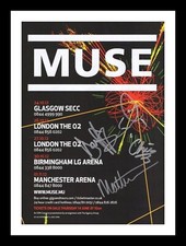 MUSE ENTIRE BAND AUTOGRAPHED