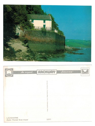 Postcard laugharne dylan - postcard,