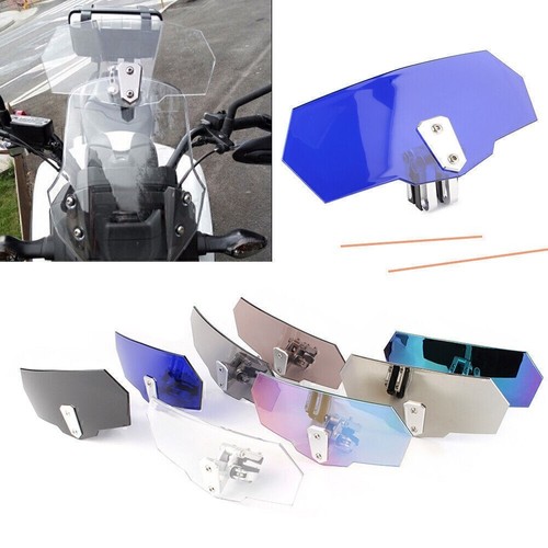 Adjustable clip windshield - on,