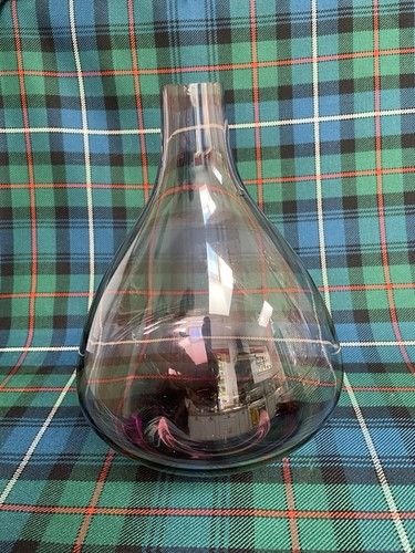 Caithness glass lamp - glass, base,