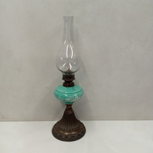 Antique english brass glass - antique,