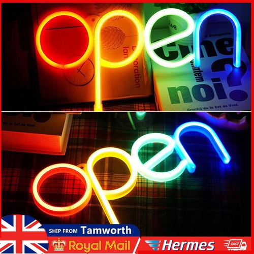 Led open shop sign neon - open,
