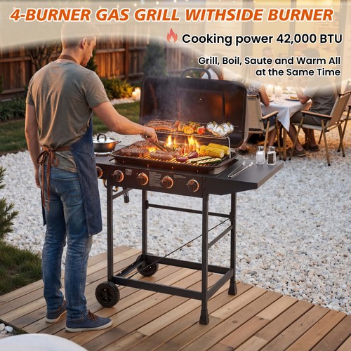 4burner propane gas - propane,