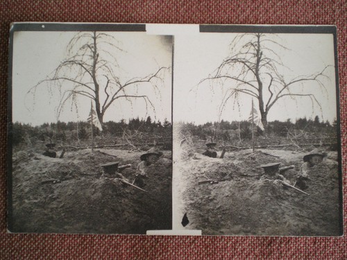 Ww1 canadian photo stereograph - ww1, photo-stereograph