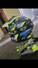 Wulf Motorcross Motorbike Helmet