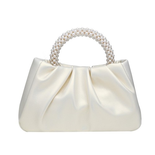 Women pearl handbag soft - pearl,