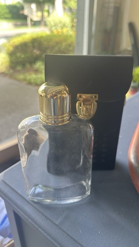 Clear glass hip flask - glass, with