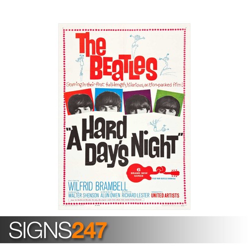 The beatles poster hard days - the, a