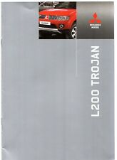 Mitsubishi L200 Trojan Double Cab Pick-Up 2012-13 UK Market Sales Brochure 