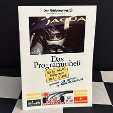 1988 NURBURGRING EIFELRENNEN SUPERCUP GROUP C RACE PROGRAMME PORSCHE 962 WOLLEK