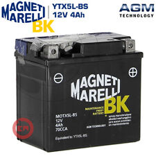 Marelli Battery YTX5L-BS 12V 4Ah For Suzuki LT Quad Sport 80 1987 1988 1989