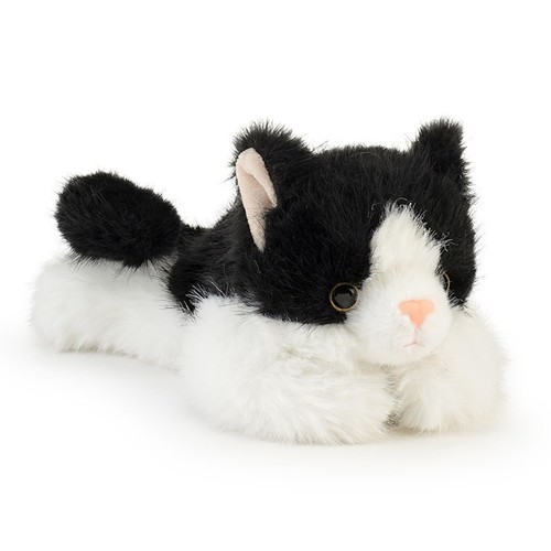 Peach cat tuxedo - tuxedo, stuffed