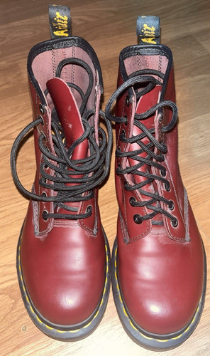 Martens 1460 red - 1460, leather
