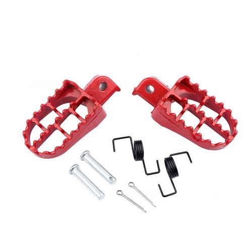 Aluminum dirt bike foot pegs - aluminum,
