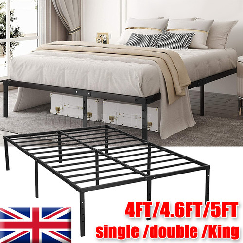 Heavy duty metal bed - bed, frame