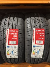2x 215/55R18 BUDGET TYRES BRAND NEW 2025 DOT CODES! 2155518 215/55/18 215 55 18